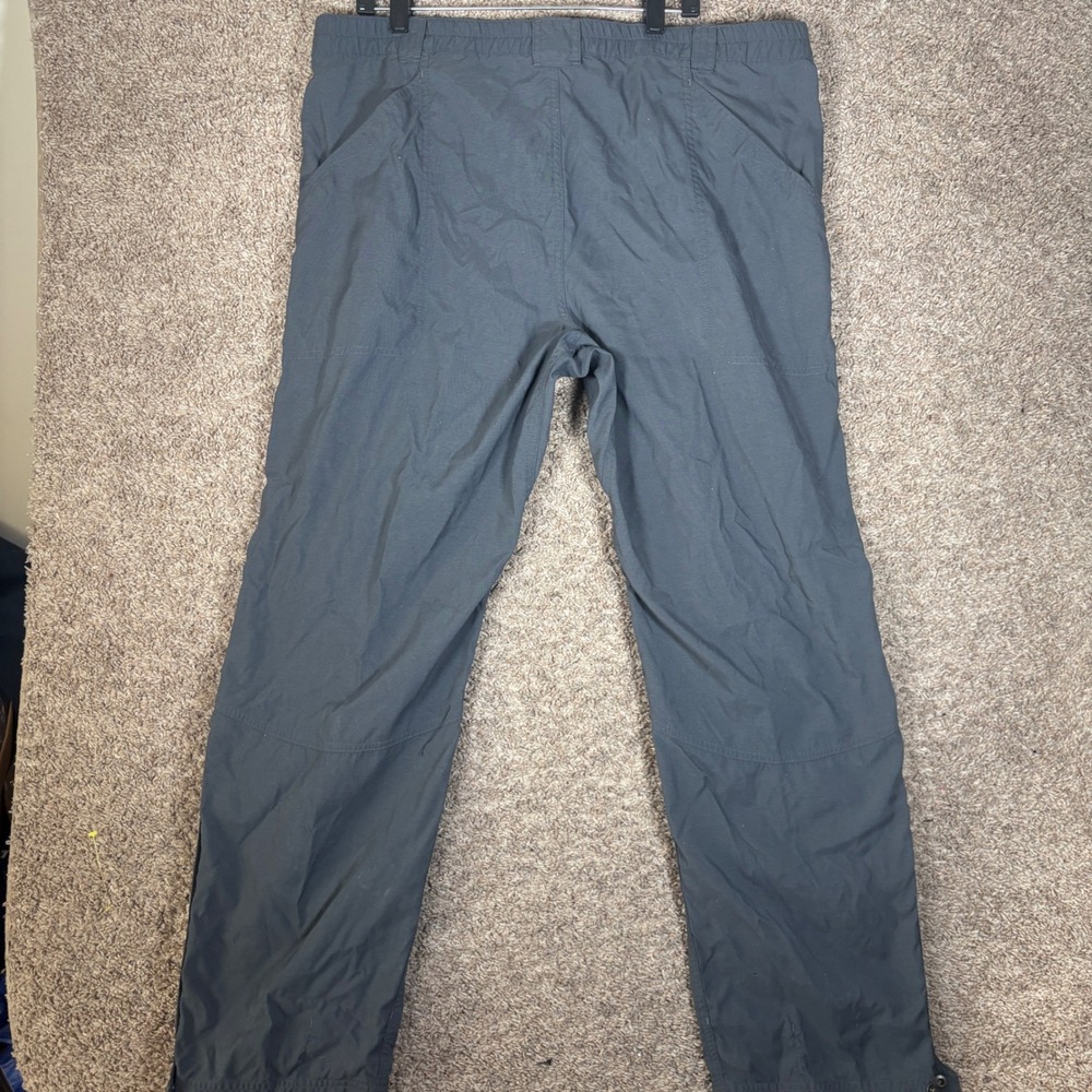 LL Bean Mens Gray Nylon Hiking Pants 40x32 Zip‎ Ankle Lightweight 0AMB2 - Picture 6 of 7